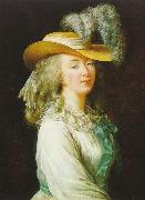 elisabeth vigee-lebrun, Portrait of Madame du Barry
